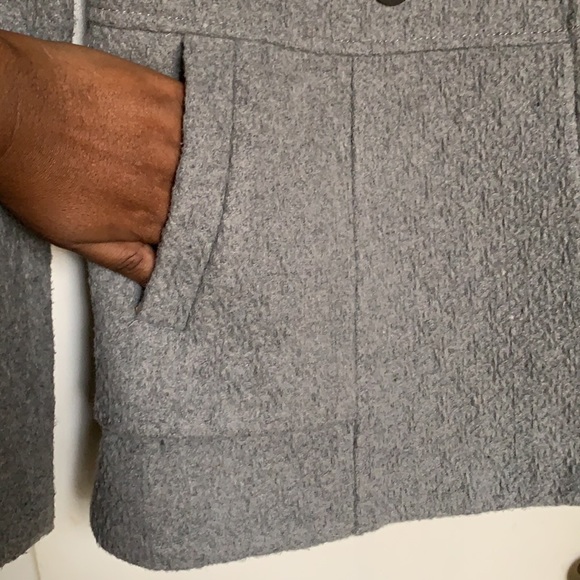 Jessica Simpson Double-Breasted Boucle Pea Coat - Picture 6 of 10